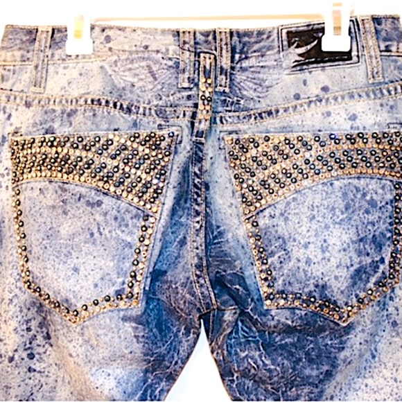 Real 100% Authentic ROBIN’S JEAN Men 30 or 33 - Picture 6 of 8